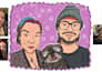 draw your dog portrait in epic pastels style